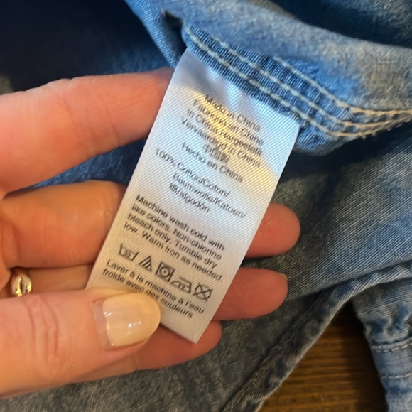 Point Sur J Crew Cotton Denim Shirt 2 - Picture 3 of 3